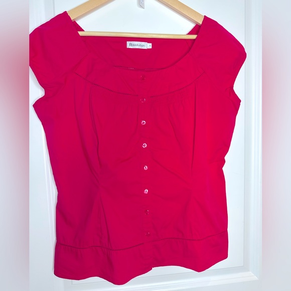 Revolution by Ricki’s Short Sleeve Top - Size 10 - Picture 3 of 6